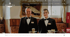 Desktop Screenshot of cafe-hofburg.at